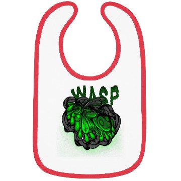 Discover Iron Toxic Neon Wasp Design Bibs