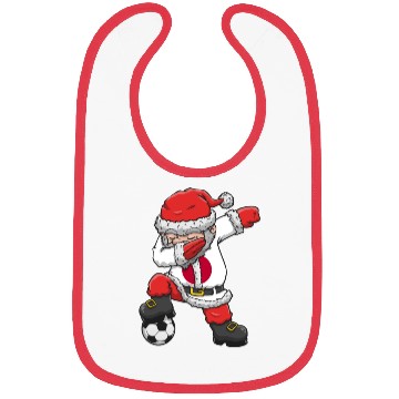 Discover Soccer Boy Dabbing Santa Christmas Jersey Japan Bibs