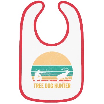 Discover Deer Hunting Deer Hunter Tree Dog Hunter Retro Bibs