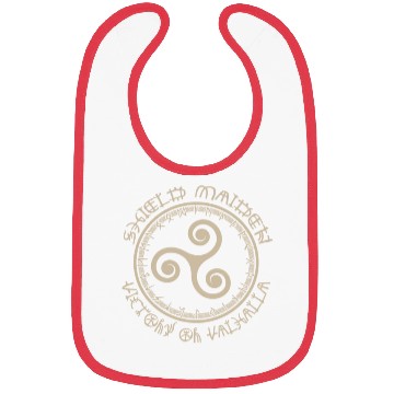 Discover Shield Maiden Victory Or Valhalla Viking Triskel Bibs