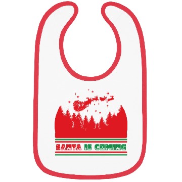 Discover Santa is coming Bibs