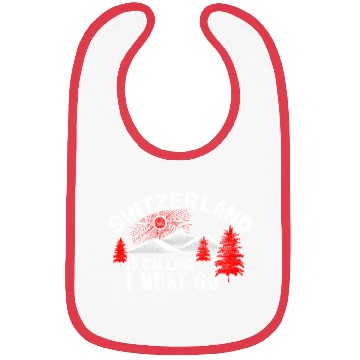Discover Switzerland Mountains State Bibs