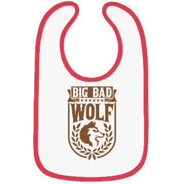 Discover big bad wolf quote Bibs