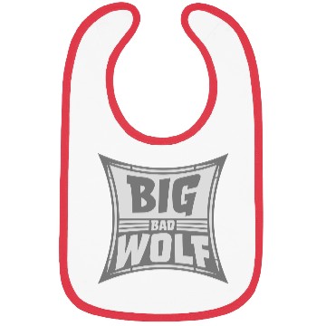 Discover big bad wolf quote Bibs