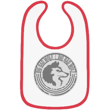 Discover big bad wolf quote Bibs