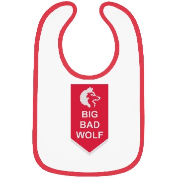 Discover big bad wolf quote Bibs