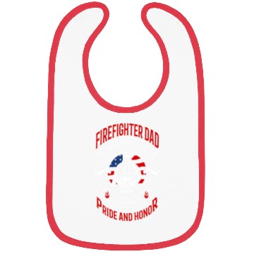 Discover Firefighter Dad 2 Bibs