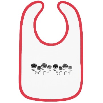 Discover flowers nature plants line Bibs