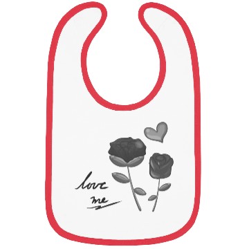 Discover two flowers nature plant flower grey Bibs