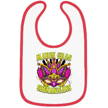Discover Funny Mardi Gras - Mardi Gras Shenanigans Bibs