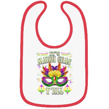 Discover It's Mardi Gras Y' All - Funny Mardi Gras Bibs