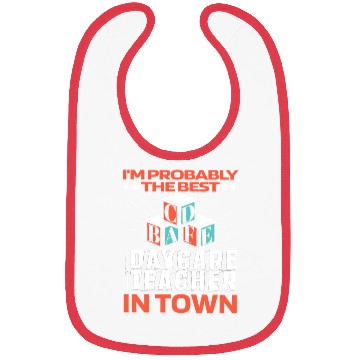 Discover Daycare Teacher Funny Bibs