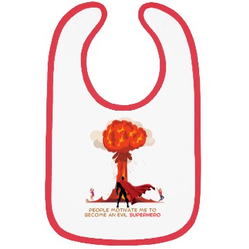 Discover Evil Superhero Bibs