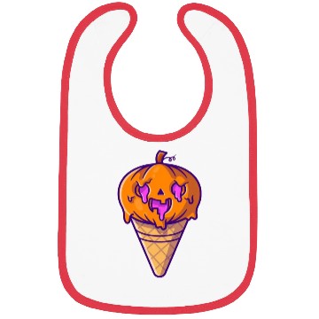 Discover Ice cream pumpkin halloween it snow Bibs