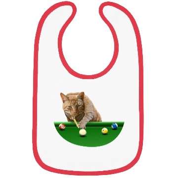 Discover 8 BALL POOL CAT Bibs