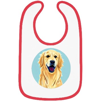 Discover Golden Retriever & Blue Sky Bibs