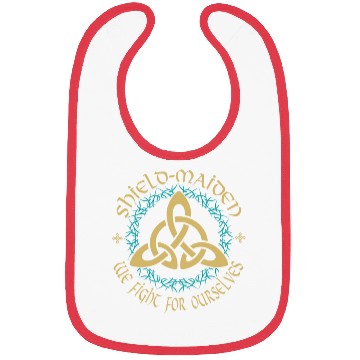 Discover Shield-Maiden Celtic Knot Vikings Viking Bibs