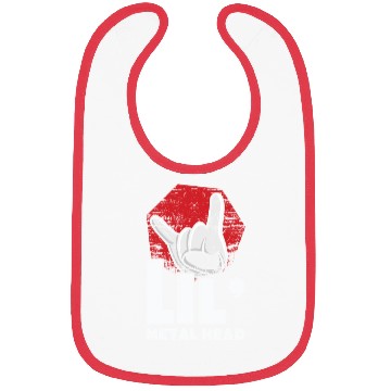 Discover Rock Sign Rock Hand Little Metal Kid Music Lover Bibs