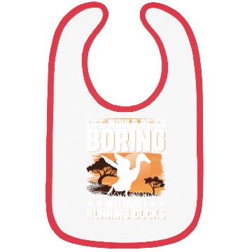 Discover Running Duck Gift Bottle Bibs