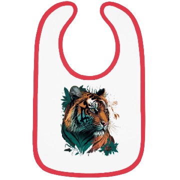 Discover Tiger Face Bibs