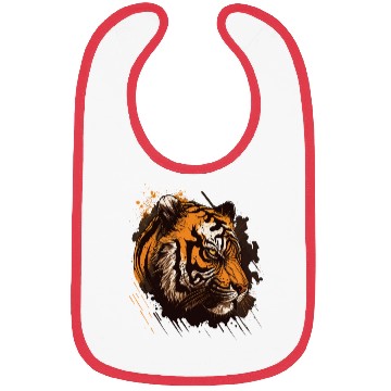 Discover Scary Tiger Bibs