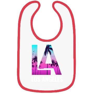 Discover Los Angeles LA California Gift Bibs