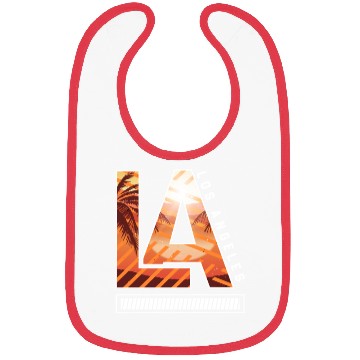 Discover Los Angeles LA California Gift Bibs