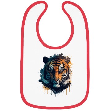 Discover Tiger for Animal Lovers Bibs