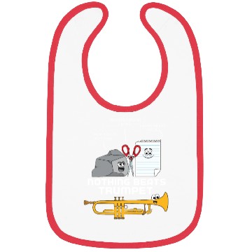 Discover Rock Paper Siccor Nothing Beats Trumpet Bibs