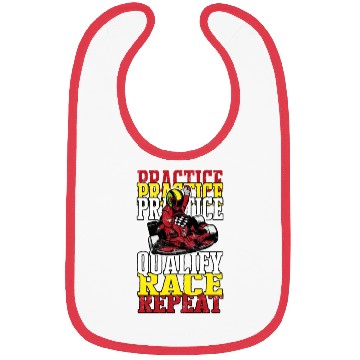 Discover Practice Qualify Race Repeat - racer Bibs
