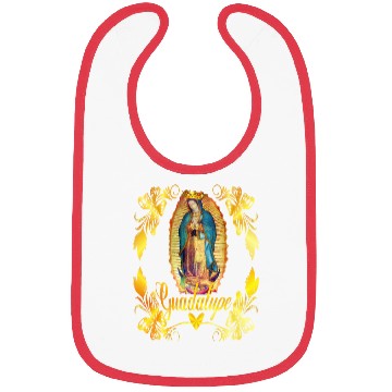 Discover Our Lady Guadalupe Virgin Mary Catholic Decor Bibs