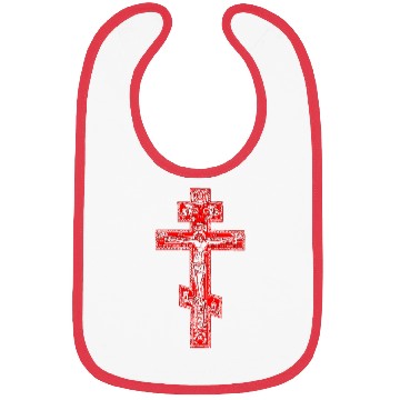 Discover Russian Orthodox Three Bar Cross Classic Bibs