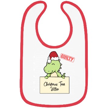Discover Dinosaur christmas funny prison Bibs