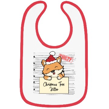 Discover Fox christmas funny prison Bibs