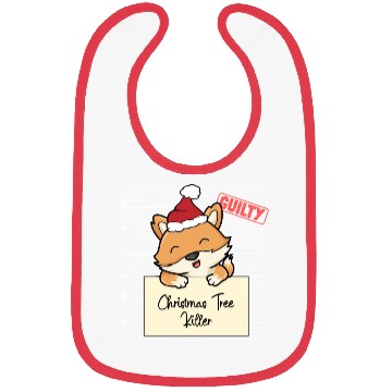 Discover Fox christmas funny prison Bibs