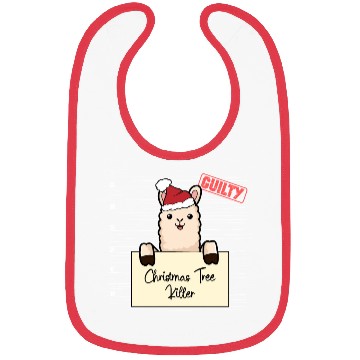 Discover Llama christmas funny prison Bibs