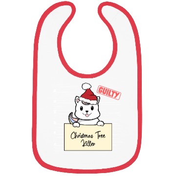 Discover Unicorn cat christmas funny prison Bibs