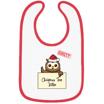 Discover Owl christmas funny prison Bibs