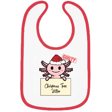 Discover Axolotl christmas funny prison Bibs