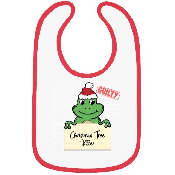 Discover Frog christmas funny prison Bibs