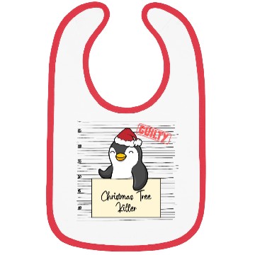 Discover Penguin christmas funny prison Bibs