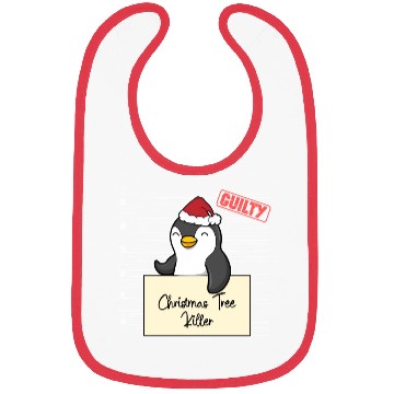 Discover Penguin christmas funny prison Bibs