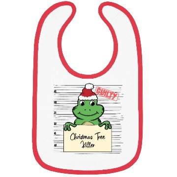 Discover Frog christmas funny prison Bibs