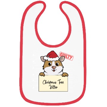 Discover Guinea pig christmas funny prison Bibs