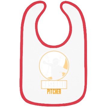 Discover Baseball Pitcher Hobby Player Sayings Bibs