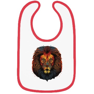 Discover Lion Face Bibs
