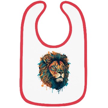 Discover Abstract Lion Bibs