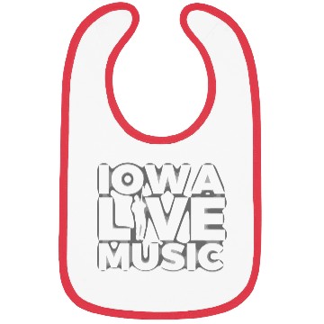 Discover Iowa Live Music Support Gear Ghost Guitar Player Bibs