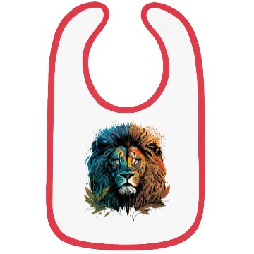 Discover Two Face Lion Bibs