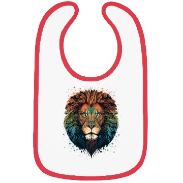 Discover Mandala Lion Bibs